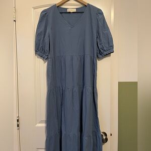 Madewell Dusty Blue Dress